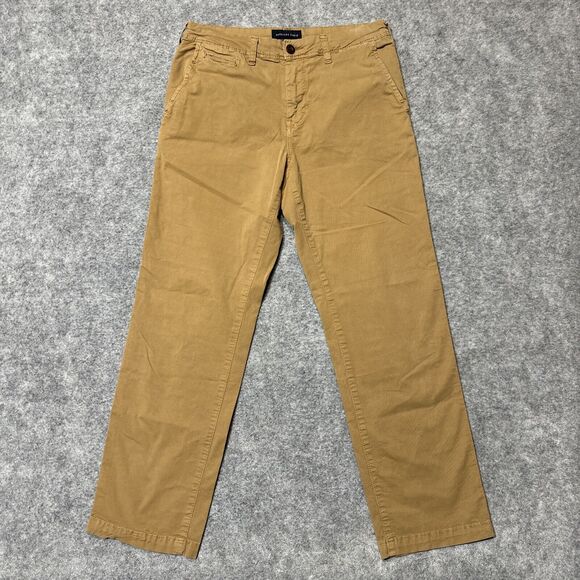 American Eagle Outfitters Other - American Eagle Next Level Flex Relaxed Straight Chino Pants Mens Size 29x30 Tan